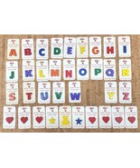 Vintage 1970s 1&quot; RUSS ALPHA - WOODY STICK-EMS 35 Alphabet and Shapes Cra... - $27.47
