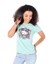 NWT tokidoki-Con tokidoki x Hello Kitty Coral Kitty Tee Size Mint Green ... - £26.79 GBP