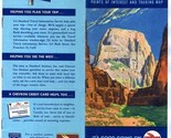 Chevron Oil Points Interest and Touring  Map of Utah 1948 Gousha - £10.90 GBP