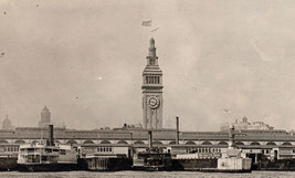 San Francisco California Steam Ship Ferry Road Real Photo Postcard RPPC - £9.72 GBP