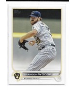 2022 Topps, #336, Brandon Woodruff, Brewers - $34.63 MXN