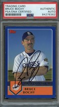 2002 Topps Score #285 Bruce Bochy Signed Card PSA Slabbed Auto Padres - £54.98 GBP