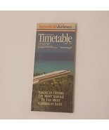 American Airlines Worldwide Timetable Effective April 2, 1995 Complete - $10.54 CAD