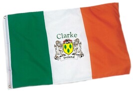 Clarke Irish Coat of Arms Ireland Flag - 3&#39;x5&#39; foot - $36.00