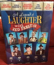 Red Skelton - A Legend Of Laughter Vhs 5 Tape Collector&#39;s Edition Never Opened - £4.43 GBP