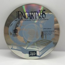 Vintage Microsoft Encarta '95 1995 Edition Encyclopedia Windows Disc Onlc AS IS - £3.29 GBP