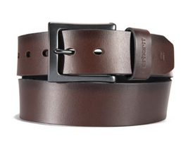 Carhartt 2203-20 Men&#39;s Burnished Leather Box Buckle Belt, Brown, Size 34 - £55.65 GBP