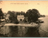 Little River Manse Belfast Maine ME UNP Eastern Illustrating Pub Co Post... - $14.80