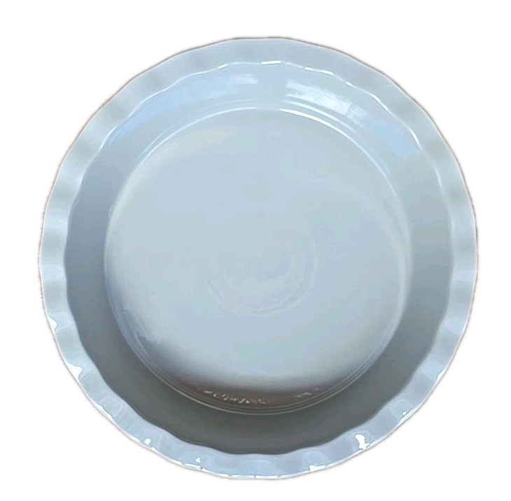 Thyme & Table ~ MADISON ~ Multicolored ~ 9" Stoneware ~ Pie Plate ~ Ruffled Edge Item image 2