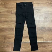 J BRAND Maria Skinny Black Jeans in Hewson Size 25 Style #2110O241 Cut #... - $48.51