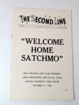 Louis Armstrong 1965 Concert Program New Orleans Loyola U Field House Satchmo - £58.35 GBP