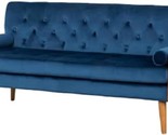 Bel-Air Modern Contemporary Velvet Upholstered Living Room Tufted Sofa W... - £680.29 GBP