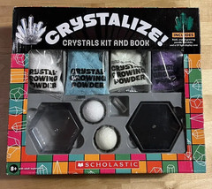 Scholastic Crystalize Crystal Grow Kit and Book UV Light Display - £7.78 GBP