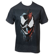 Marvel Comics Venom and Carnage Split Face T-Shirt Grey - £27.87 GBP+