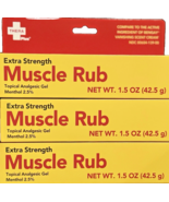 ( Lot 3 ) Muscle Rub Extra Strength Backache Menthol 2.5% Fast Penetrati... - $27.11 CAD