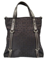 Auth GIVENCHY 2Way Handbag Shoulder Bag Brown Nylon/Leather - £228.02 GBP