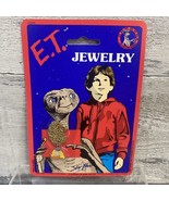 Vtg ET E.T. Wig Hat NECKLACE  PENDANT Star Power 1982 On Card - €5,12 EUR