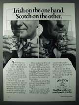 1984 Jameson Irish Whiskey Ad - On The One Hand - £14.60 GBP