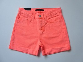 NWT J Brand Kennedy Short in Flamingo Low Rise Rolled Hem Shorts 25 $148 - £15.18 GBP