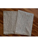 Pair Laura Ashley Standard Pillowcases Winnie Floral Grey &amp; White ~ Very... - £17.95 GBP