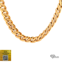 10K Gold Solid 8MM 24&quot; Miami Cuban Chain - £3,740.28 GBP