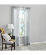 Mainstays Polyester Sheer Rod Pocket Single Curtain Panel--Silver--50&quot; x... - £4.71 GBP