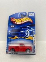 Custom ‘69 Chevy Pickup truck 031 Red Hot Wheels 2002 First Editions - £3.94 GBP