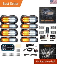 High-Visibility 12 Flash Mode LED Strobe Lights for Firefighters &amp; Const... - $55.50