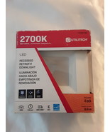 Utilitech 4-in 50-Watt Equivalent White Square Dimmable Recessed Downlight - €15,43 EUR
