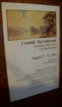 2011 FRED DANIEL CRANDALL ART EXHIBIT PROGRAM CANANDAIGUA NY - $9.89