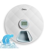 Automatic Wet Food Feeder for Pets - True 6-Meal Cordless Fresh Can Disp... - $19.80