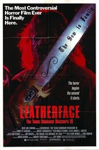 Leatherface: The Texas Chainsaw Massacre III Original 1989 Vintage One Sheet Pos - £262.93 GBP