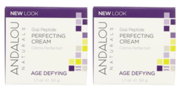 Andalou Age Defying Goji Peptide Perfecting Cream, 1.7 oz (2 Pack) - £27.32 GBP