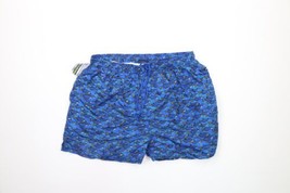 Deadstock Vintage 90s Mens XL Fish All Over Print Lined Shorts Swim Trunks Nylon - £39.10 GBP