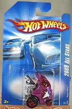 2008 Hot Wheels #56 All Stars HYPER MITE Purple Variation w/Red 5-MW Spokes - £6.05 GBP