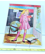 Barbie’s Little Sis Skipper Frame Tray Puzzle #4427  1965 11x14”  BACK T... - $282.73 MXN