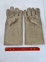 Zetex Plus Palm 2100022 Z-Flex 302 14&quot; Heat Resistant Gloves Tan - $94.89