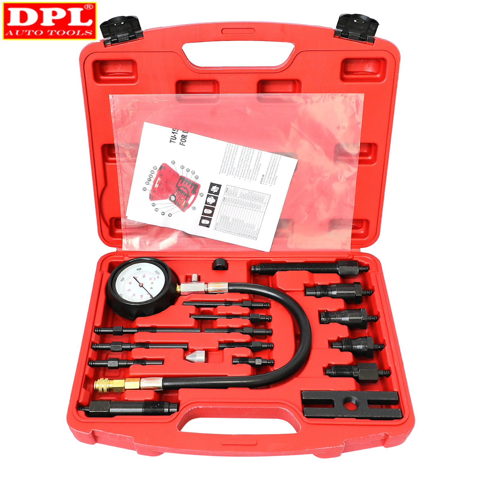 Professional  Engine Cylinder Compression Tester Tool Kit Set Pressure G... - £325.92 GBP