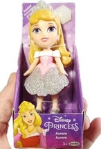 2023 Disney Princess Figure JAKKS Pacific Stocking Stuffers 3&quot; AURORA Mini Doll - £7.83 GBP