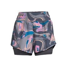 AVIA Women&#39;s Running Shorts with Bike Liner Marble Print 2XL XX-Large 20... - £6.18 GBP