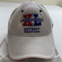 NFL Reebok Super Bowl XL 41 Hat Detroit February 3 2006 White Vtg  Fitte... - £13.23 GBP