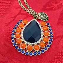 Florida Gators Necklace Gold Tone Chain Jewelry Gift UF - $14.98