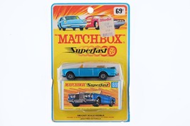 1969 Matchbox Lesney Superfast Series No 69 Rolls Royce Silver Shadow Blue On Ca - £216.98 GBP