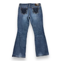 MEK DNM Frisco Low-Rise Distressed Bootcut Blue Denim Jeans Women&#39;s Size 30x28 - £19.08 GBP