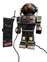 Robot Playwell Talk-A-Tron vintage degli anni &#39;80 con telecomando - £86.72 GBP