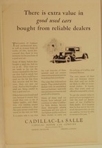 Vintage Cadillac La Salle Automobile Car Advertisement April 1930 General Motors - £7.74 GBP