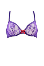 L&#39;agent By Agent Provocateur Womens Bra Lovely Floral Purple Size Uk 32B - £38.42 GBP