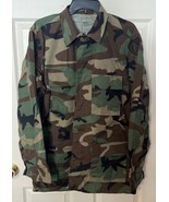 US Army Combat Jacket Mens Camo Woodland Hot Weather Military Coat Mediu... - $33.69 CAD