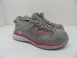 Skechers Women&#39;s Aluminum Toe SP Slip Resistant Work Shoes 99996596 Gray 6M - £27.82 GBP