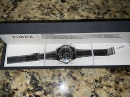 Timex Q M79 Automatic 40mm Stainless Steel Bracelet Blk/Black Watch TW2U78300ZV - £92.02 GBP